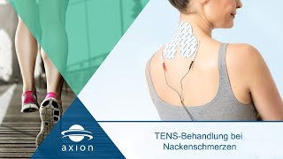 Nackenschmerzen  Elektrodenplatzierung für TENS  axion [upl. by Je162]