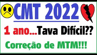 GABARITO CMT 1 ANO CMT 2022 Resolução da prova do Colégio Militar [upl. by Knowles]