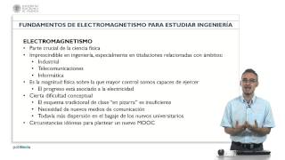 Fundamentos de electromagnetismo para estudiar ingenieria  3336  UPV [upl. by Collar996]