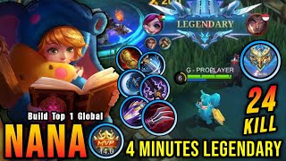 27 Kills No Death Deadly Combo Nana 100 Annoying  Build Top 1 Global Nana  MLBB [upl. by Janelle313]