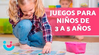 10 JUEGOS y ACTIVIDADES para NIÑOS de 3 a 5 años 🧩🧸 [upl. by Yrahca]