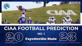 Fayetteville State  2023 CIAA Football Media Day [upl. by Ereveniug]