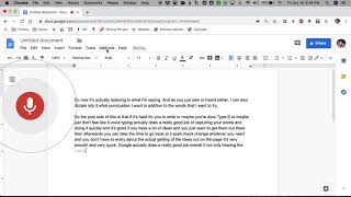 Using Voice Typing in Google Docs [upl. by Soisanahta708]