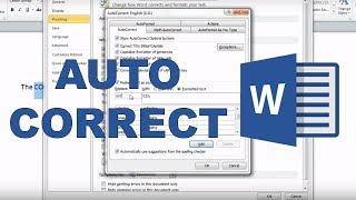 How to add words to autocorrect in Microsoft Word [upl. by Akemat]