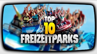 TOP 10  Freizeitparks in Deutschland [upl. by Just]