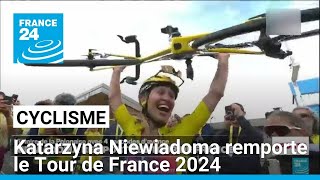 Cyclisme  la Polonaise Katarzyna Niewiadoma remporte son premier Tour de France • FRANCE 24 [upl. by Areval632]