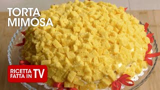 TORTA MIMOSA di Benedetta Rossi  Ricetta TV Fatto in Casa per Voi [upl. by Hamilah]