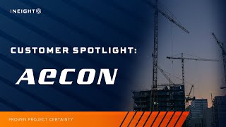 InEight Customer Spotlight Aecon [upl. by Sakhuja391]