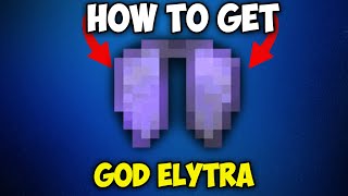 how to get GOD ELYTRA in minecraft  GOD ELYTRA [upl. by Nosila]