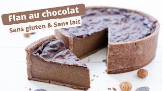 🍰 RECETTE DE FLAN AU CHOCOLAT SANS GLUTEN 🍰 [upl. by Hekker]