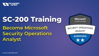 Microsoft SC200 Training  Become Security Operations Analyst  Network Kings [upl. by Ronile]