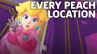 Where To Find Princess Peach In Super Mario Odyssey  Locations Guide [upl. by Sherill]