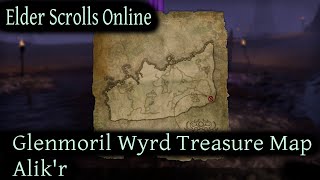 Glenmoril Wyrd Treasure Map Alikr Elder Scrolls Online ESO [upl. by Aelber494]