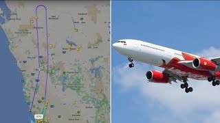 VietJet Flight Makes Emergency UTurn to Perth [upl. by Franzoni]