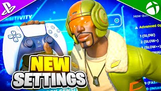 NEW BEST Controller SETTINGS  Sensitivity in Chapter 6 Fortnite Tutorial [upl. by Sirah]