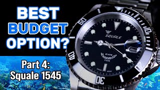 Squale 1545 20 Atmos Classic Best Affordable Rolex SubStyle Option Part 4 of a 5 Watch Comparison [upl. by Broderick]