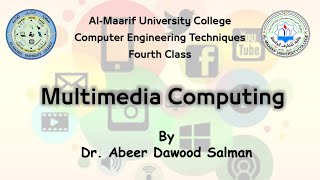 lecture 1 Introduction to Multimedia Computing [upl. by Ahsei]