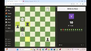 Puzzle Rush 26 on Chesscom  Learn Chess in Telugu for Beginners [upl. by Llehsem]