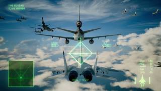 Ace Combat 7 Playthrough  Mission 3  TwoPronged Strategy Expert Controls [upl. by Heyer]