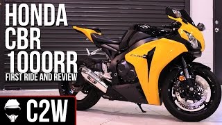 2008 Honda CBR 1000RR  First Ride [upl. by Anecusa]