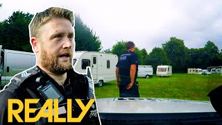 Officers Get In A Scuffle With Travellers  Cops UK Bodycam Squad [upl. by Emmalynne]