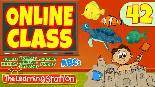 Online Kids Classes 42 ♫ ABCs Months Weeks and Friends ♫ Kids Songs by The Learning Station [upl. by Beal]