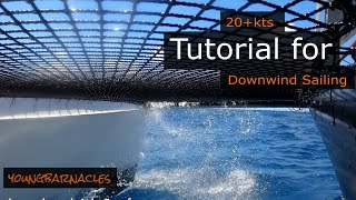 Downwind daggerboard and 4th reef setup for 20 knots [upl. by Burhans]