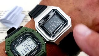 Casio W217H Unboxing [upl. by Retloc]