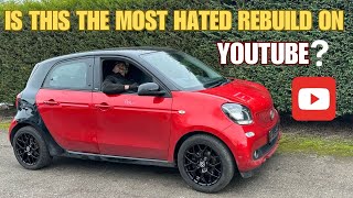 REPAIRING A STOLEN CRASHED AND VANDALISED SMART CAR [upl. by Niraj]