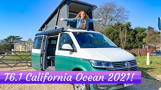 FULL TOUR VW T61 California Ocean 2021 Camper Van [upl. by Atnahs607]