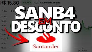 SANB4 AÇÕES BARATASPVP COM ALTO DIVIDEND YIELD DIVIDENDOS VALE A PENA INVESTIR EM SANTANDER [upl. by Silvester151]