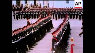 THE SOVEREIGNS PARADE AT SANDHURST  SOUND  COLOUR [upl. by Syck]