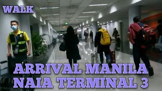 Arrival Manila International Airport NAIA Terminal 3 [upl. by Ahtram]