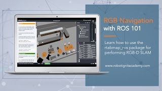 ROS tutorial RTABMap in ROS 101 [upl. by Oihsoy]