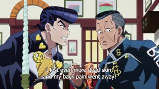 【HD】ジョジョ Okuyasu Eats Italian Food Part 3 [upl. by Derwin]