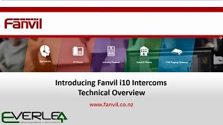 Fanvil i10 Technical Introduction [upl. by Netniuq]