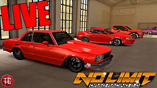 No Limit Drag Racing 20 LIVE OPEN MEETS RACING GETTING FASTER FULLY BUILT CARS amp MORE [upl. by Karine]