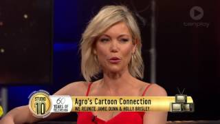 Agro amp Holly Brisley Reunite  Studio 10 [upl. by Catherine630]