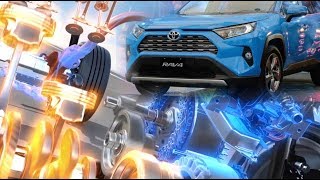 Toyota RAV4 Tecnología Híbrida 4WD Cómo funciona La probamos [upl. by Aelsel702]