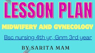 Lesson plan Drug and Immunization  midwifery and Gynecology  gnm 3rd yr bsc nursing 4th yr [upl. by Aklog279]