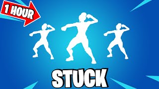 Fortnite Stuck Emote 1 Hour Dance ICON SERIES [upl. by Ellennoj]