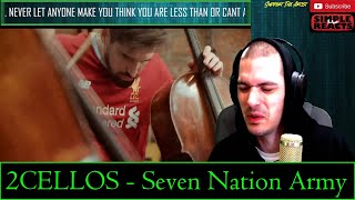 2CELLOS  Seven Nation Army Reaction [upl. by Ateikan431]