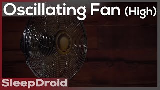 ► Oscillating Fan White Noise for sleeping studying 10 hours of HIGH SPEED Fan Sounds [upl. by Leopoldine]