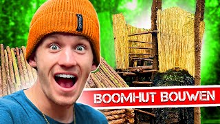 BOOMHUT BOUWEN IN MIJN EIGEN BOS [upl. by Ynove613]