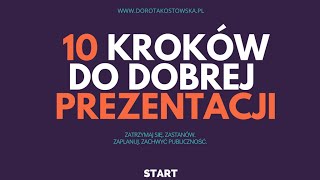 10 kroków do dobrej prezentacji [upl. by Anirazc]