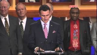 Johnny Manziel Wins The 2012 Heisman Trophy Award [upl. by Nikkie]