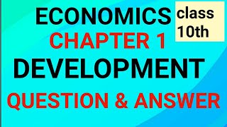 development question answer chapter 1 economics [upl. by Akkimat113]