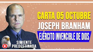 CARTA JOSEPH BRANHAM SABADO 05 DE OCTUBRE DEL 2024 ✔ 𝗧𝗔𝗕𝗘𝗥𝗡𝗔𝗖𝗨𝗟𝗢 𝗕𝗥𝗔𝗡𝗛𝗔𝗠 [upl. by Elvah587]