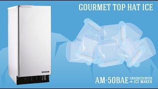 Hoshizaki AM50BAE Undercounter Top Hat Ice Maker [upl. by Eselahc]