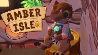 A SHOPKEEPING GAME WITH DINOSAURS  Amber Isle [upl. by Cornie]